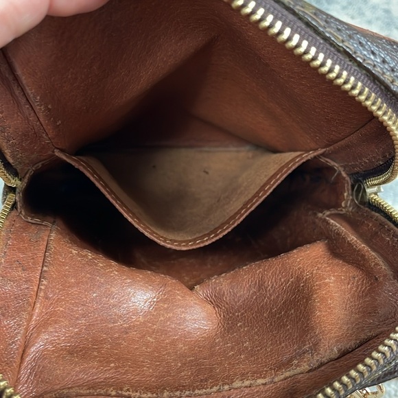 Louis Vuitton Monogram Mini Amazon Bag Crossbody Detachable Chain Strap Two Zip - Picture 16 of 17